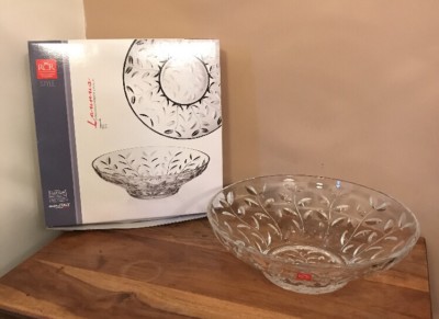 RCR Cristalleria Italiana dekorative Kristallglasschale UVP 69,99£