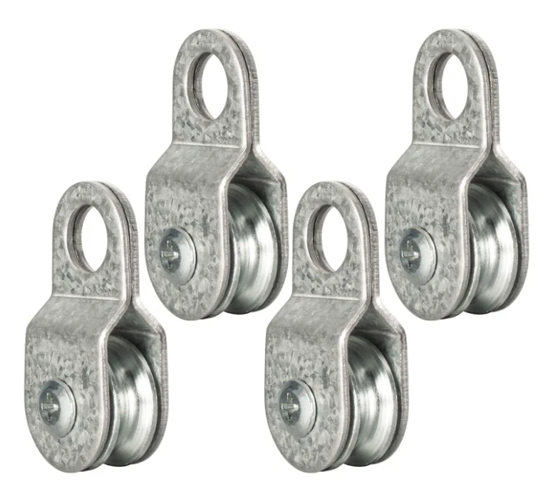 Polea Para Cable De Grúa - Anillo De Elevación De Acero, Alta Resistencia Para Fábricas Y Construcción