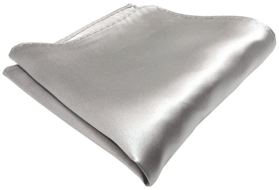 Gewebtes TigerTie Satin Einstecktuch, 27 uni Farben - 100% reine Seide - Bild 1 von 1