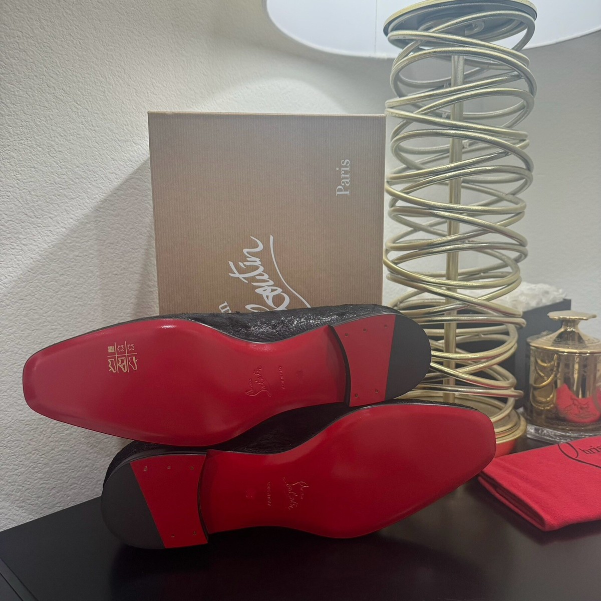 New Size 43 Christian Louboutin Dandy Chick Orlato Flat Loafers Christian Louboutin Dandy Chick Orlato Loafer Dress Shoe  main image 2