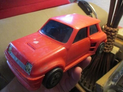 Ancienne Renault 5 R5 Turbo de Rallye Plastique Joustr à Décorer - Photo 1/4