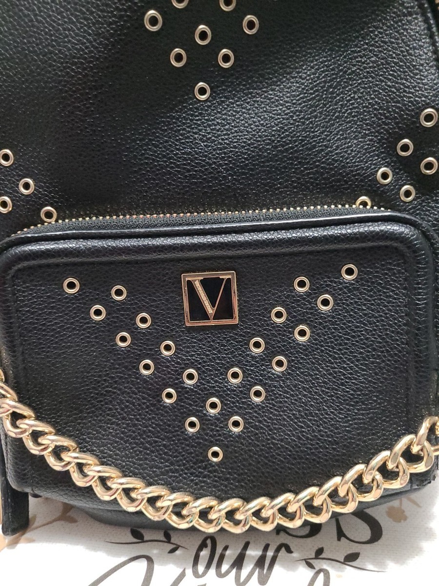 Victorias Secret Mini Backpack Gold Accent Chain Grommet  display picture 1