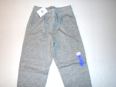 PRIMARK GIRLS FLEECE JOGGERS FOR 7-8 YEAR OLDS HEATHER GREY DRAWCORD NWT