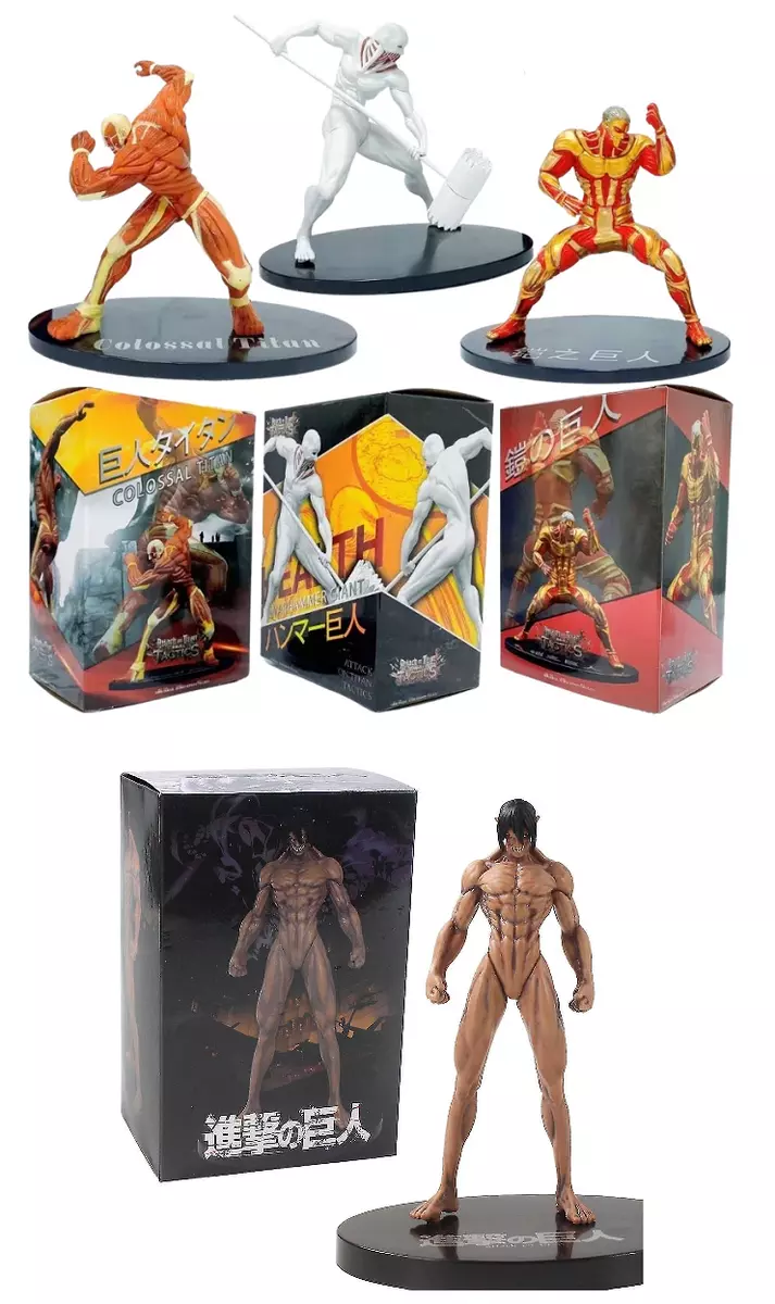 Figurine Attaque Des Titans Titan Cuirassé Figurines Attaque des Titans Colossal, Eren Jaeger, Sentsui no Kyojin, Cuirassé | eBay
