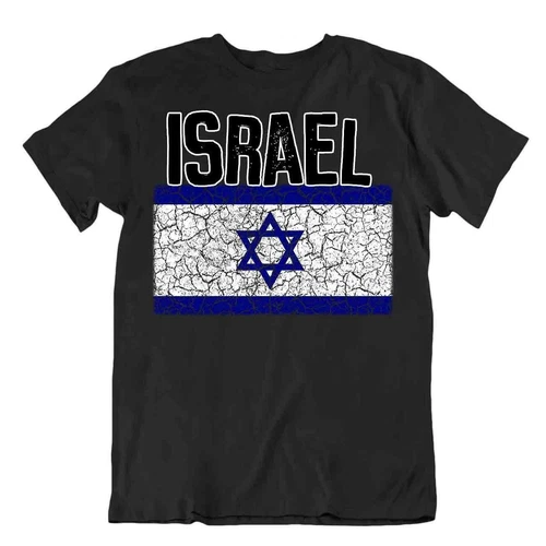 Flag T-Shirt Israel Fashion Country Souvenir Gift Tee Pride logo