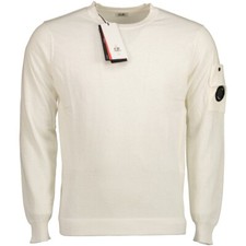 C.P. Cotton/Nylon Crewneck Lens Knit  - Size: S - RRP £195