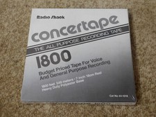 7" New Radio Shack 1800 Concerttape Reel To Reel Still Shrink Wrapped