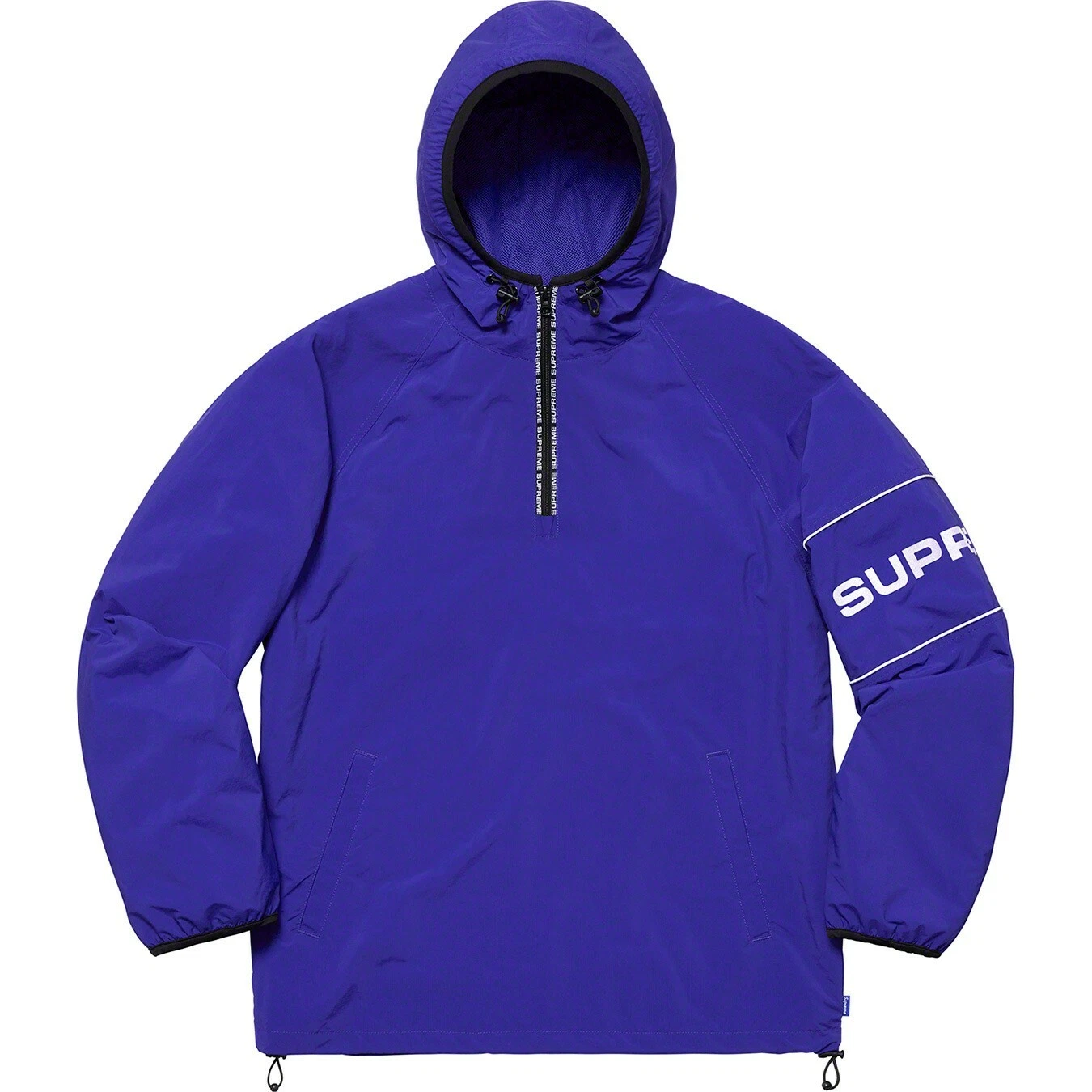 Veste pull à capuche homme Supreme nylon ripstop XL Royal printemps/été 2019
