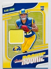 2024 Absolute Football Blake Corum Rookie Materials RC Patch /99 Rams