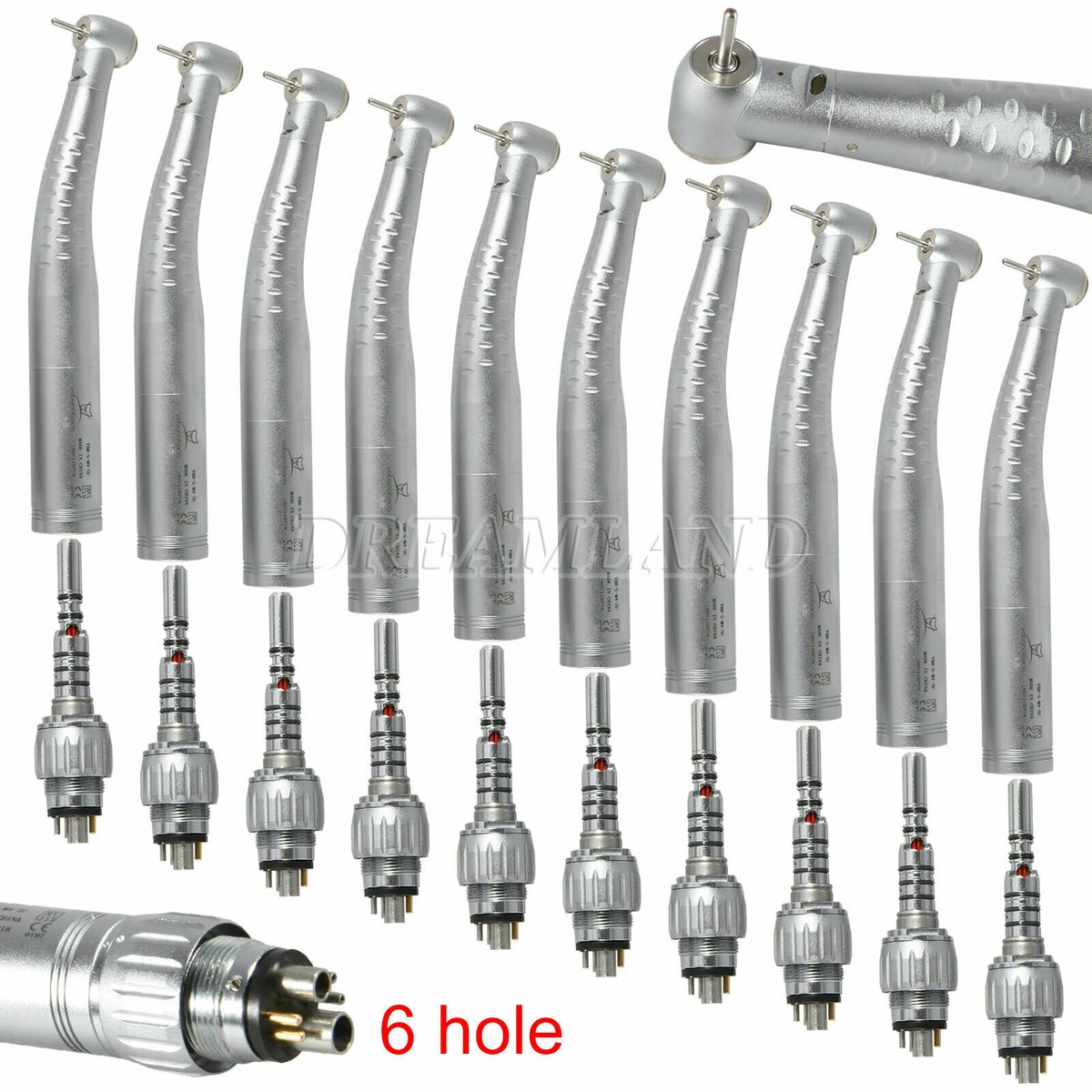 Dental Fiber Optic Handpiece & fit KAV Multiflex 360° Quick