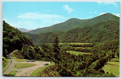 Postcard Blue Ridge Parkway At Raven Fork Overlook, North Carolina Unposted