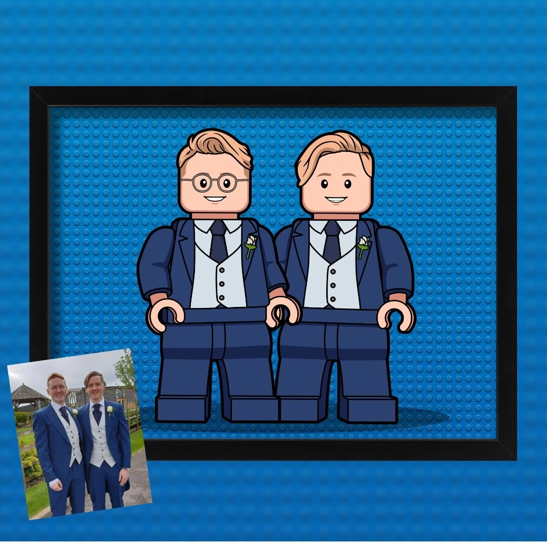 Custom lego family portrait new arrivals