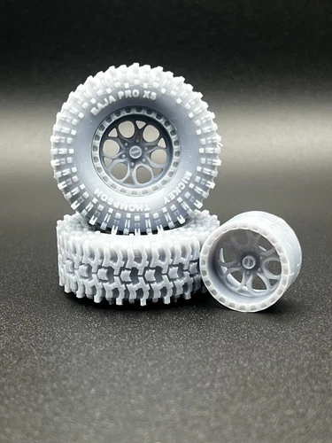 Resin 1/24 Scale “Rock Crawler” StyleOff-Road model car wheels, 1/24 1/25 Truck