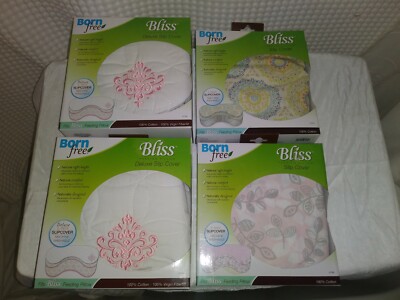 Born Free Bliss Nursing Pillow Slip Cover Lot- Includes 2 Deluxe and 2 Reg