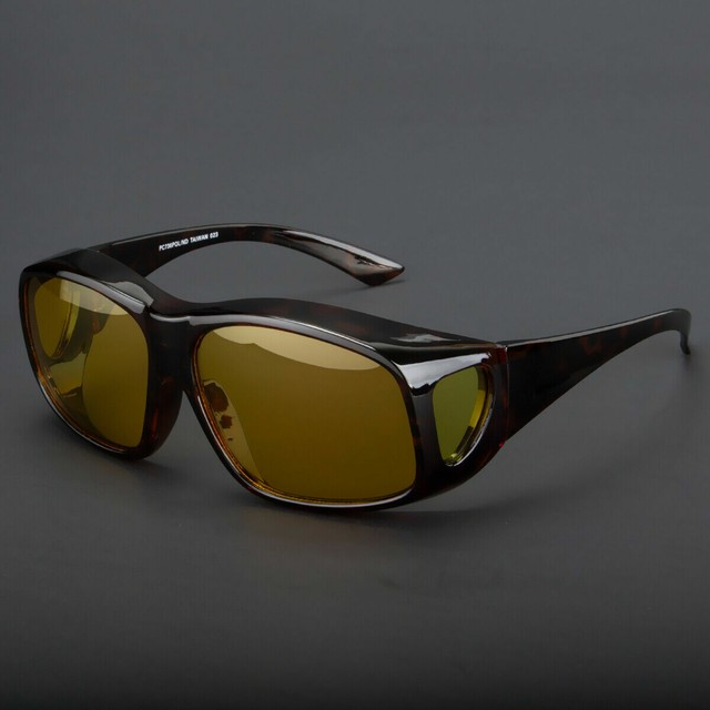 Small Polarized Solar Shield Fit Over Sunglasses Cover All Glasses eBay