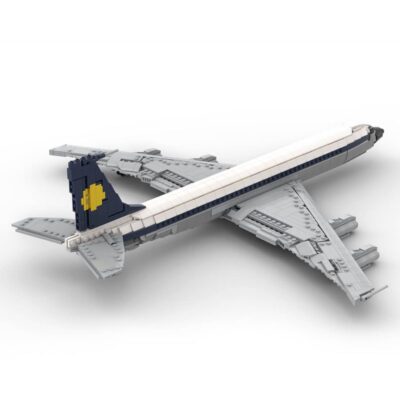 1/80 Scale 707 Jetliner 1602 Parts MOC-105999 Building Blocks Toys Set