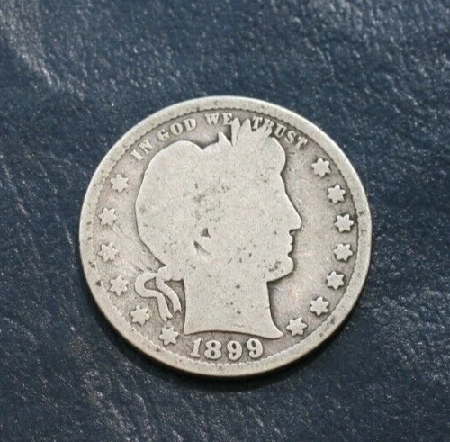 1899 O BARBER QUARTER  *GOOD to VG  DETAILS*  *FREE SHIPPING*