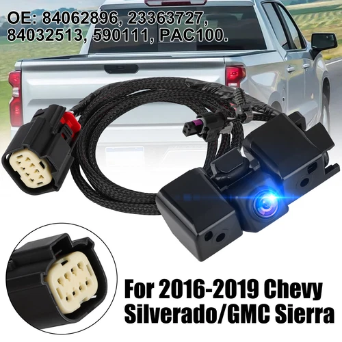 HD Rear View Backup Camera 84079952 For Chevrolet Silverado 2016-19 GMC Sierra - Picture 1 of 7
