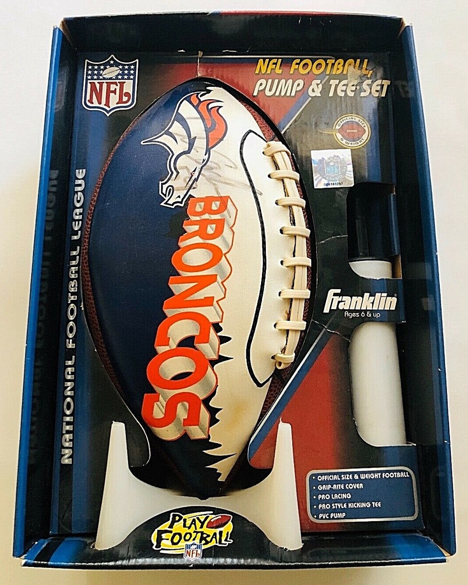 希少　NFL フィギュア　1998 Broncos ブロンコス Glenn Cadrez #59 Signed Denver Broncos Football 1998 Franklin NFL
