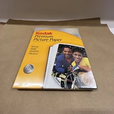 Kodak Premium Picture Paper for InkJet Printers 8.5 x 11" High Gloss 100 Sheets