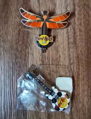Pin-Set Anstecker Hard Rock Cafe St. Louis, 2x Stück Button