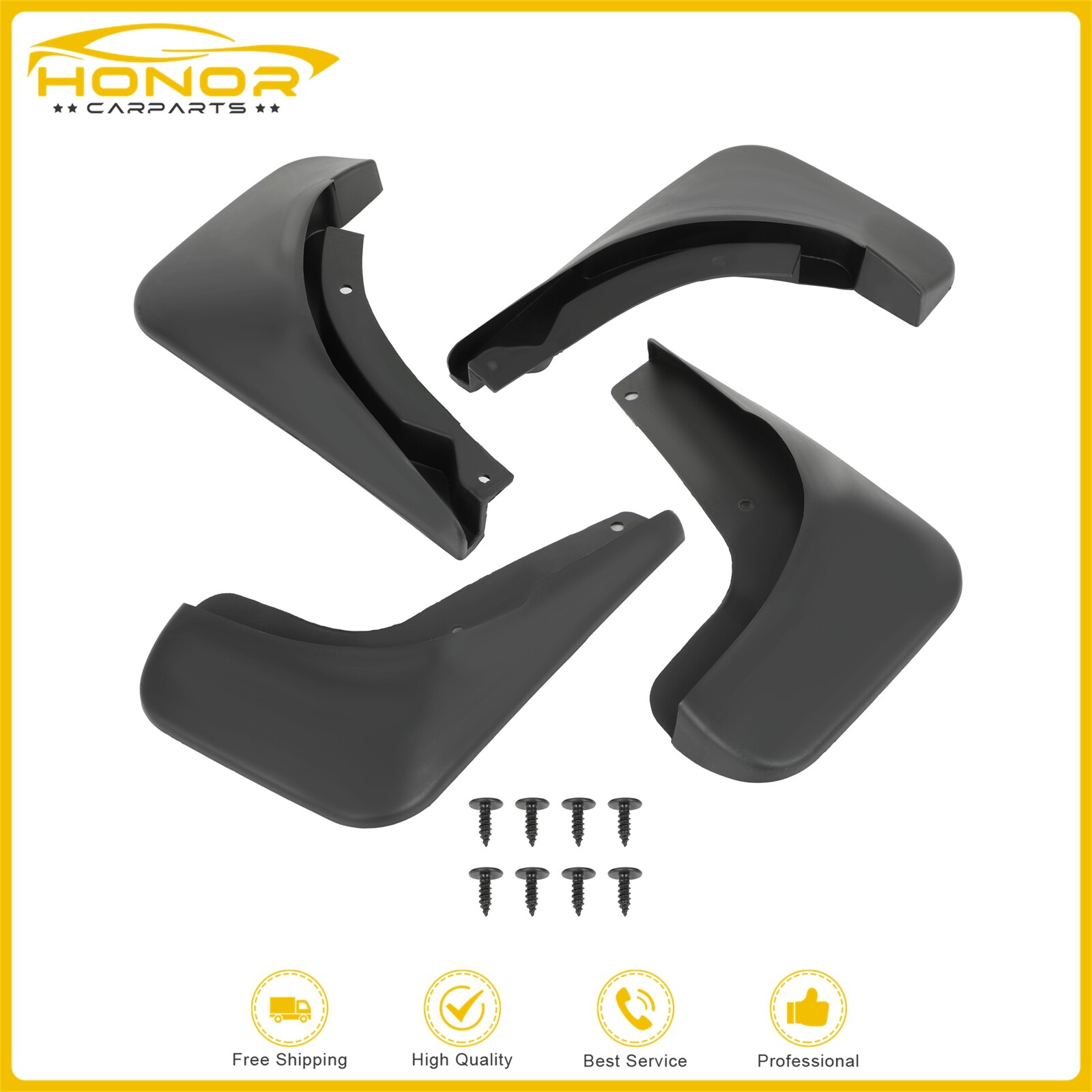 Mud Flaps Guard Fender For 2006 2007 2008 2009 Volkswagen Jetta Sedan & Wagon-image