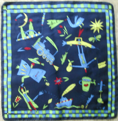 -KITTY by BONITA Foulard Soie TBEG Vintage Schal 50 x 51 cm