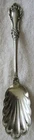 Wild Rose International Sterling Silver Sugar Shell Spoon