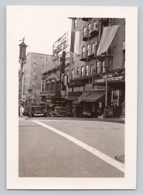 Grant Avenue San Francisco Chinatown Andy Wong's Chinese Sky Room 1930s Photo