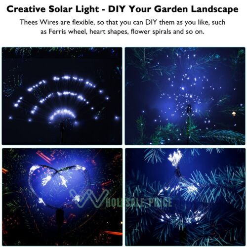 150 LED Solar Fire Flower Lights Outdoor Waterproof Path Lawn Garden Decor Lamp - Picture 34 of 58