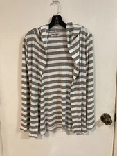 Michael Stars The Original Tee Hooded Open Cardigan