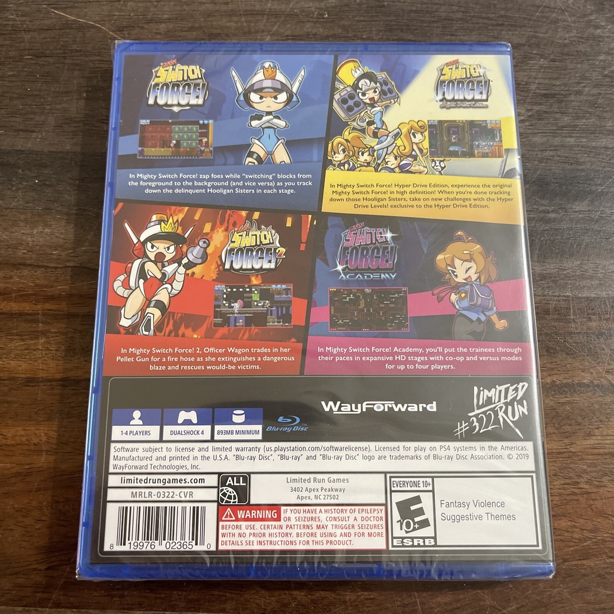 Mighty Switch Force Collection Limited Run #322 PlayStation PS4