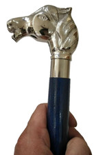 Nautical Brass Horse Head Handle Handmade Black wooden Walking Stick