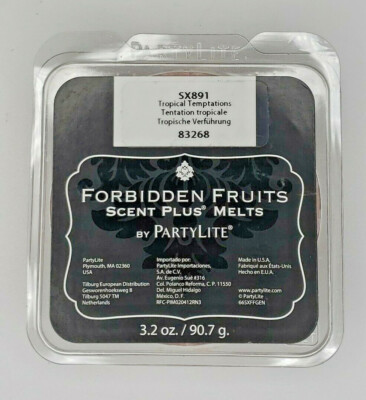 PartyLite Forbidden Fruits Melts 9pc Tropical Temptations P7E/SX891/Bin 9
