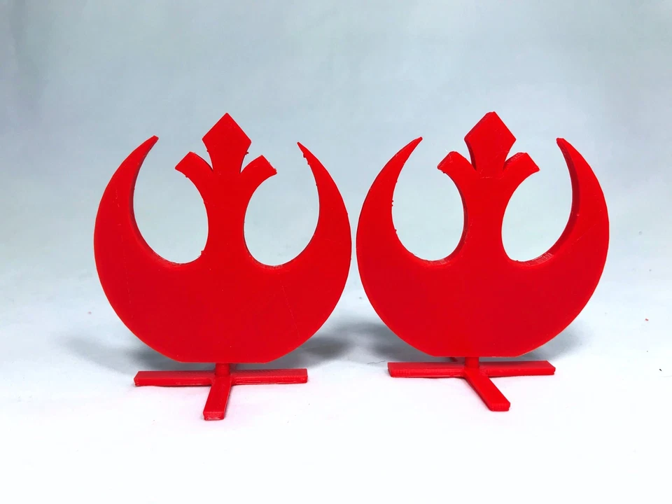 Star Wars REBEL Orejas de Mickey para cualquier sombrero - Impreso en 3D 2 piezas Galaxy's Edge Foto 4 de 4