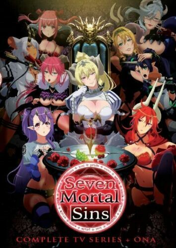 DVD Anime Seven Mortal Sins Vol.1-12 End + ONA (Uncut Version) Englisch Synchronisiert