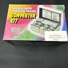 STEREN WORLD-WIDE FOREIGN TRAVEL CONVERTER KIT 910-010 *NEW*