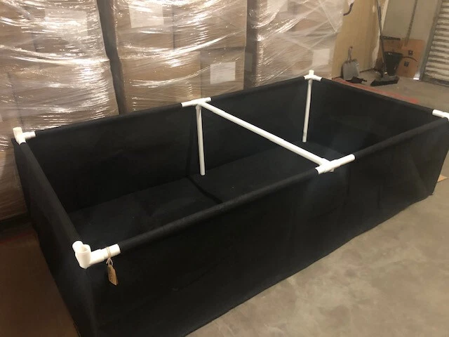 Cama de jardín elevada de tela Cali Grow (4' x 8') con (6) accesorios de enrejado de 4 vías, NUEVO Foto 2 de 2