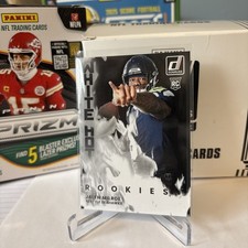 Jalen Milroe 2025 Donruss White Hot Rookies RC #WHR-JLM Seahawks