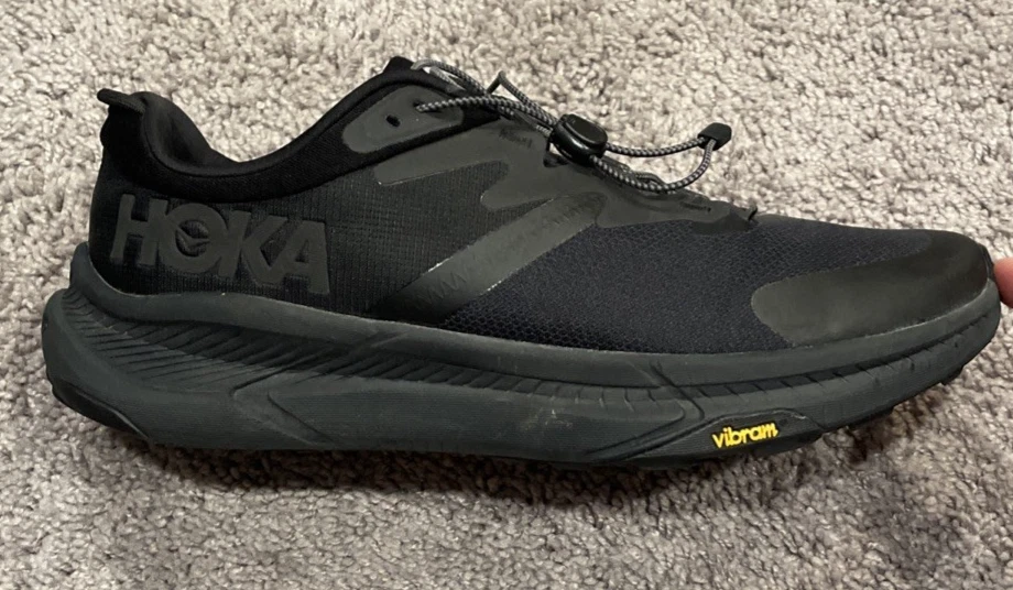 Hoka Transport Running Shoes Black/Black Men's Size 12D 1123153