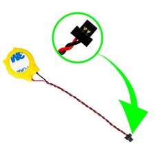 CR2450 3V RTC Bios CMOS Battery Connector 6mm x 3mm x 1,3mm for PC Notebook BIOS