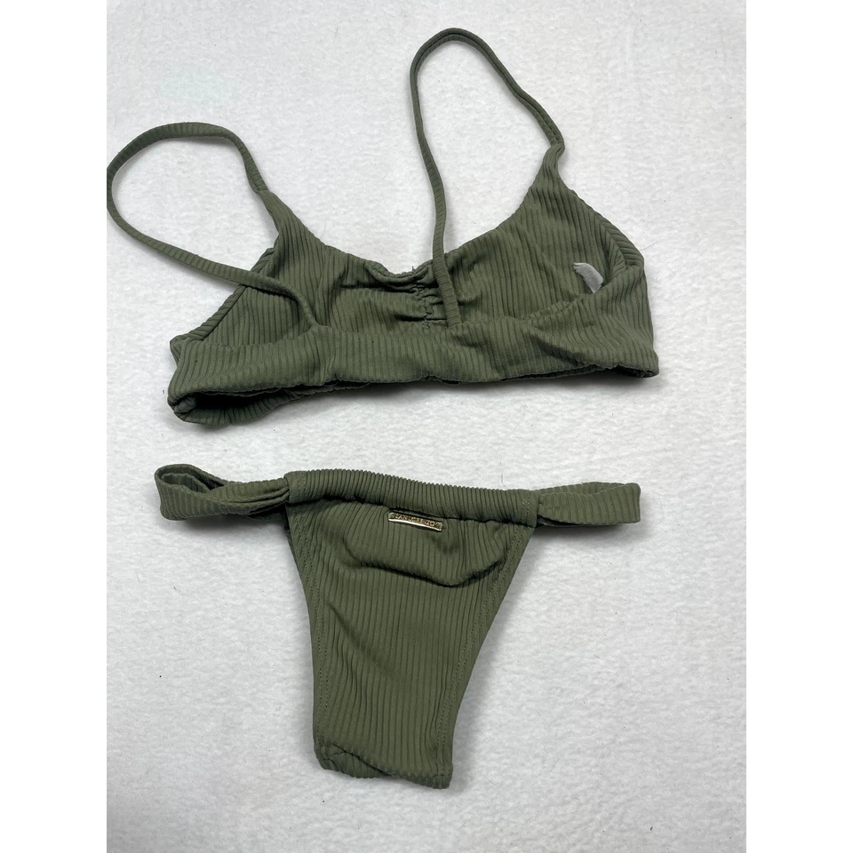 Bikini San Lorenzo verde oliva 2 piezas - talla XS Foto 4 de 4