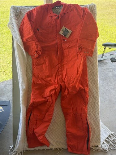 Saf Tech Flame Resistant Insulated Indura Workwear Coverall Men Size L 42-44  - product listing photo