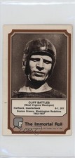 1974 Fleer Team Cloth Patch Stickers The Immortal Roll Cliff Battles HOF 1pj5
