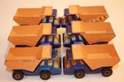 Six (6) Vintage 1975 Matchbox Lesney Superfast Atlas Dump Trucks #23