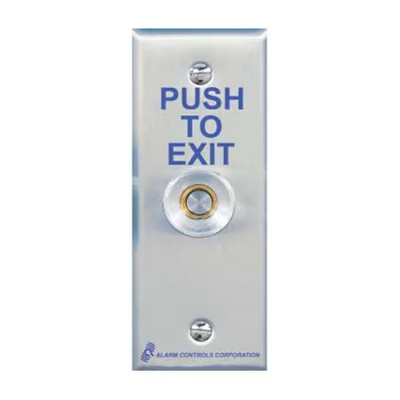 Alarm Controls Ts-15 Exit Delay Timer, Push To Exit Button, Ss