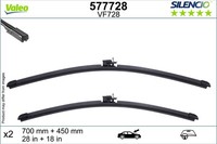 Valeo Scheibenwischer FüR Mercedes-Benz V-Klasse W447 Vito Kasten 114 Cdi 116