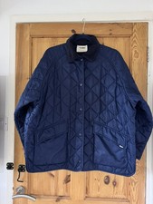 Pull&Bear Blue Quilted Jacket – Oversized Fit – Size M