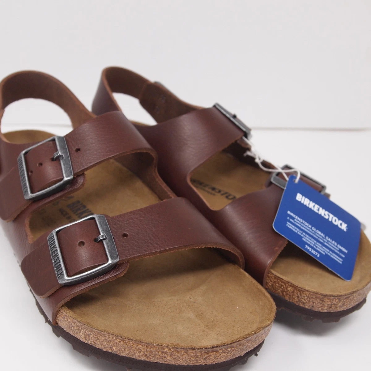 Milano Birkenstock Brown Suede Double Strap Sandals with Buckles sizeEU42 M9 L11 Birkenstock Milano Leather Buckle Straps Sandals Size 39  main image 3