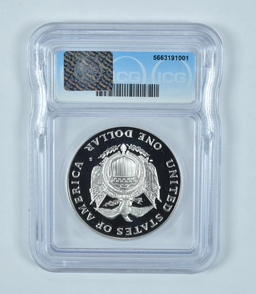 1994-S Capitol Commemorative Silver Dollar PR70 DCAM ICG *6893 - Image 2 of 4